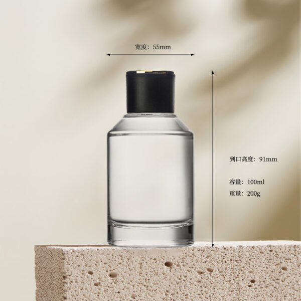 round glass bottle