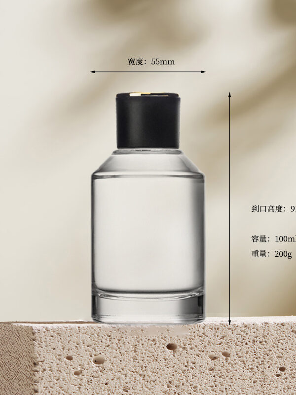 round glass bottle